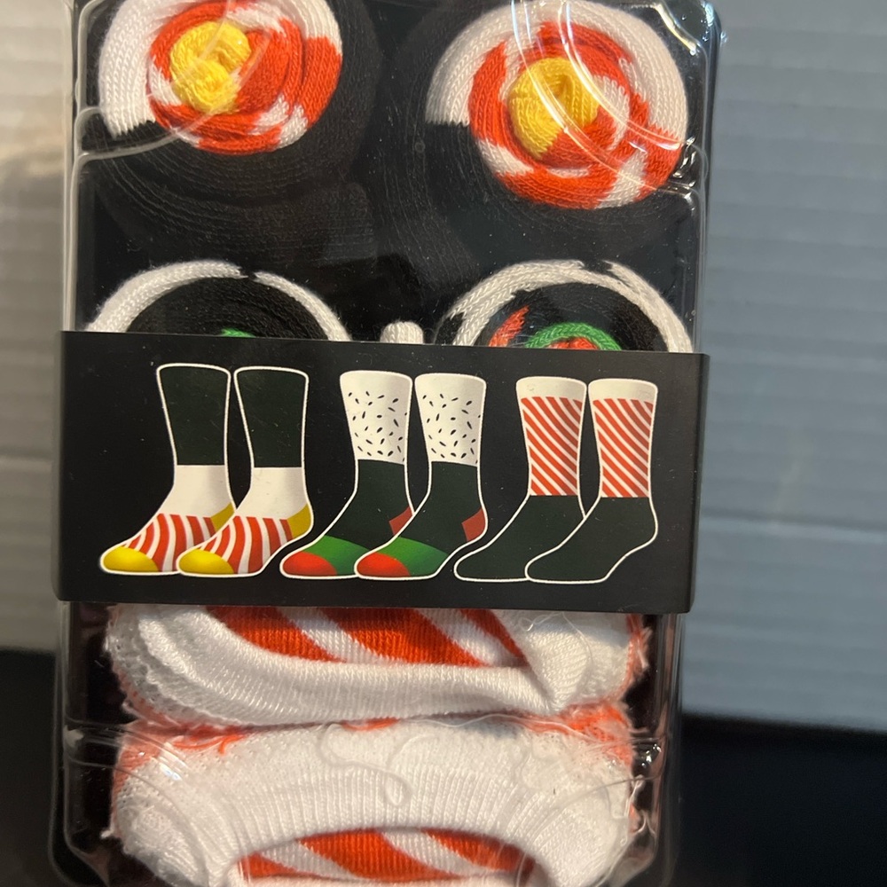 Crazy Boxer Maki Socks – Sushi Roll Novelty 3-Pack